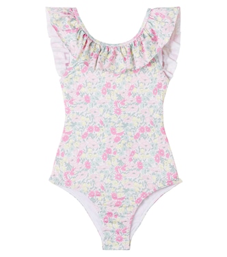 Floral ruffled swimsuit | Tartine et Chocolat