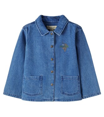 Sobrecamisa Magot de denim estampada | Konges Sløjd