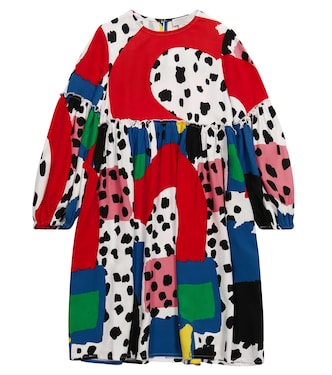 Printed ruffled dress | Stella McCartney Kids