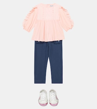 Bluse aus Baumwolle mit Lochspitze | Tartine et Chocolat