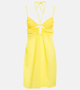 Cutout halterneck minidress | Nensi Dojaka