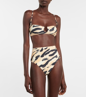 Top de bikini Mahy estampado | Nanushka