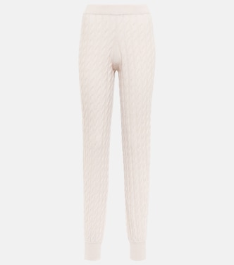 Cable-knit cashmere pants | Jardin des Orangers