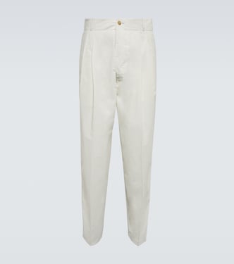 Pantalones rectos en mezcla de algodón | Tod's