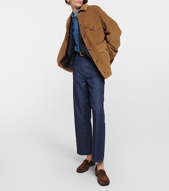 High-Rise Straight Jeans | Loro Piana