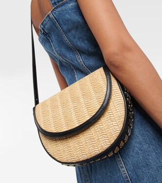 Sac Frayme Medium en raphia | Stella McCartney