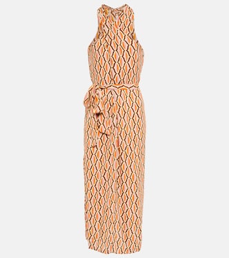 Sunniva floral maxi dress in green - Diane Von Furstenberg
