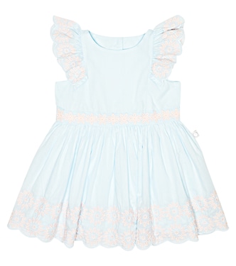 Baby - Abito in cotone con ricamo | Stella McCartney Kids