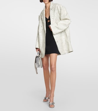 Regina 105 metallic leather mules | Paris Texas