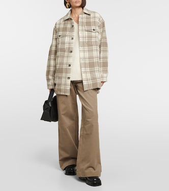 Checked wool overshirt | Ami Paris
