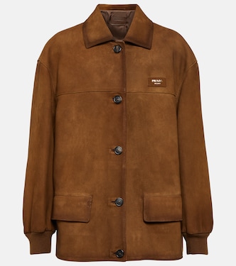 Veste oversize en daim | Prada