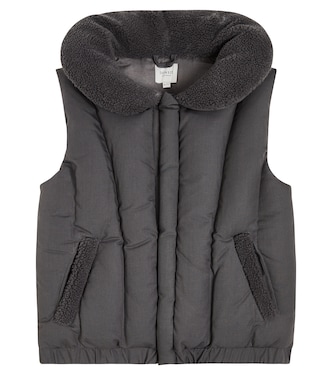 Wattierte Weste Regu mit Faux Fur | Donsje