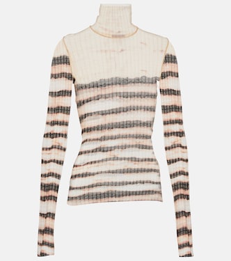 x KNWLS striped turtleneck top | Jean Paul Gaultier