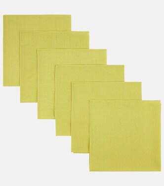 Set of 6 cotton napkins | Lisa Corti