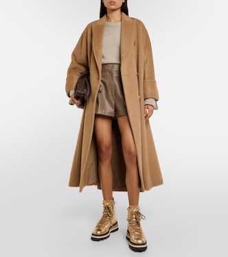Chike shearling-lined leather ankle boots | Jimmy Choo