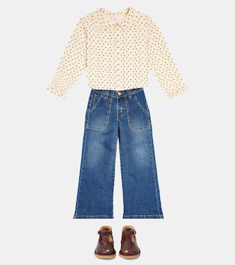 Enola wide-leg jeans | La Coqueta