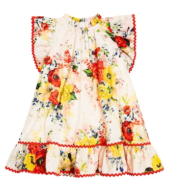 Bedrucktes Kleid Alight aus Baumwolle | Zimmermann Kids