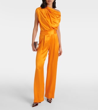 Pantaloni a gamba larga in seta | The Sei