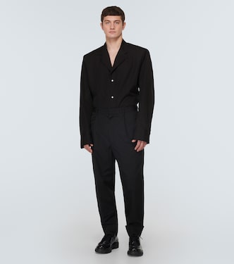 Pantaloni slim in cotone | Prada