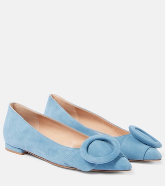 Venezia suede ballet flats | Gianvito Rossi