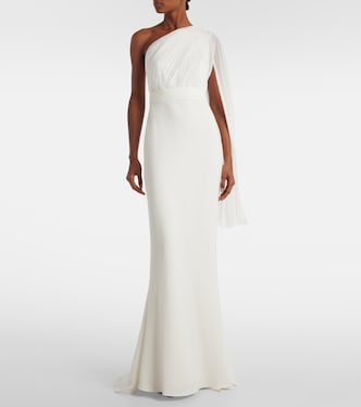 Bridal Lorena chiffon and cady gown | Max Mara