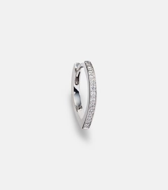 Orecchino singolo Antifer in oro bianco 18kt con diamanti | Repossi