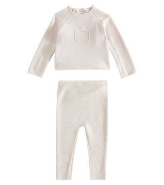 Baby - Felpa e pantaloni in lana e cotone | Bonpoint