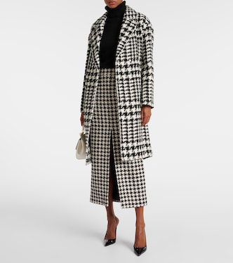 Oversized houndstooth coat | Dolce&Gabbana