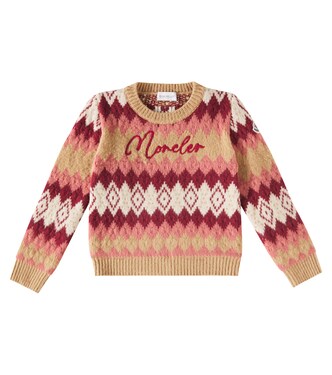 Ribbed-knit virgin wool sweater | Moncler Enfant