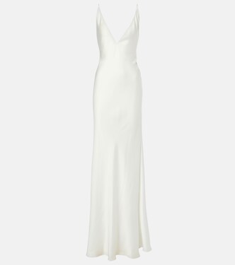 Robe aus Satin | The New Arrivals Ilkyaz Ozel