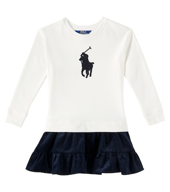 Abito in jersey e velluto a coste | Polo Ralph Lauren Kids
