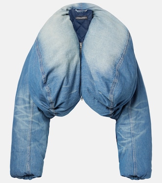 Chaqueta cropped acolchada de denim | Y/Project