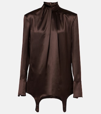Top aus Seidensatin | Saint Laurent