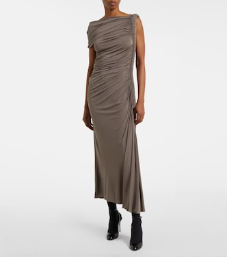 Asymmetric midi dress | Alaïa