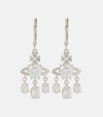 Joaquina Orb embellished drop earrings | Vivienne Westwood