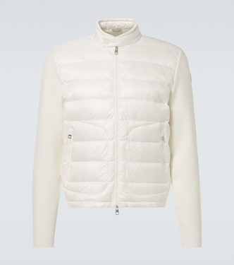 Down-paneled virgin wool jacket | Moncler