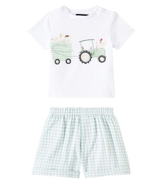 Baby - T-shirt e shorts in cotone | Monnalisa