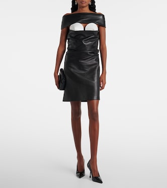 Robe de cocktail en cuir | Jean Paul Gaultier