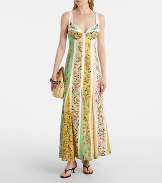 Maxikleid aus einem Leinengemisch | Farm Rio