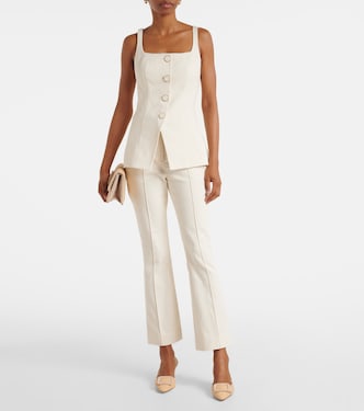 Pantaloni regular cropped Kimra | Veronica Beard