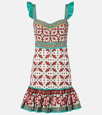 Mini Gingerbread printed minidress | La DoubleJ