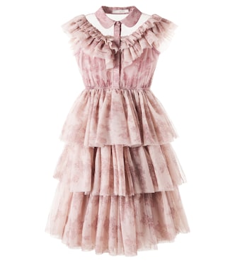 Jeena toile de jouy tulle dress | C'era Una Volta