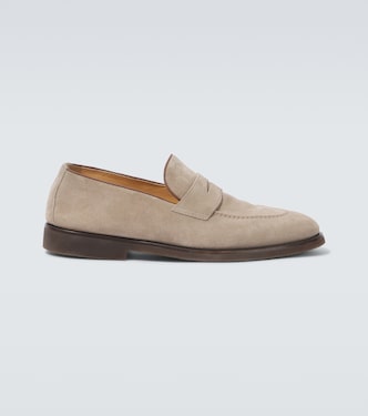 Loafers aus Veloursleder | Brunello Cucinelli