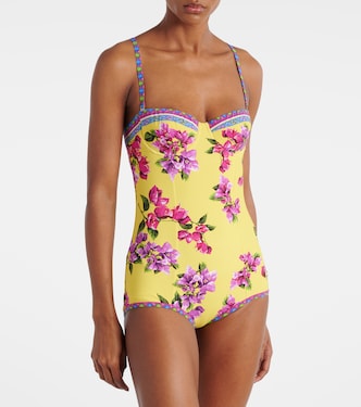 Costume intero con stampa floreale | Dolce&Gabbana
