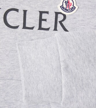 Logo棉质针织帽衫 | Moncler Enfant