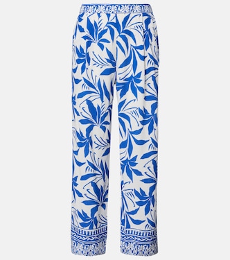 Claudia printed palazzo pants | Velvet