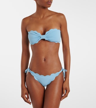 Antibes scalloped bikini bandeau top | Marysia