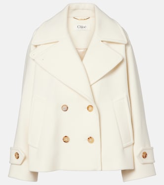 Oversized wool-blend coat | Chloé
