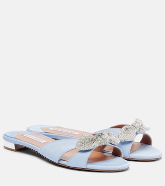 Very Bow Tie embellished flats  | Aquazzura