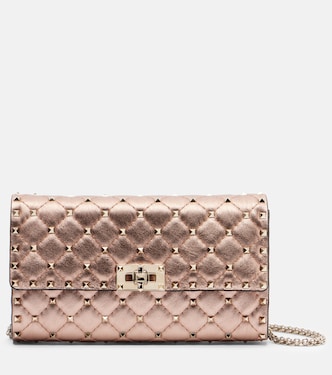 Rockstud Spike leather shoulder bag | Valentino Garavani